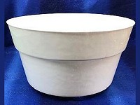 10" White Pan Pot